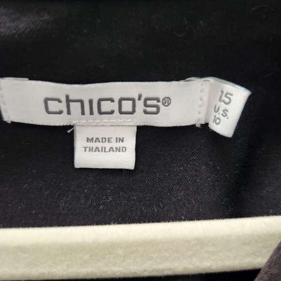 Chico's No Iron™ Stretch-Sateen Shirt - Picture 7 of 9
